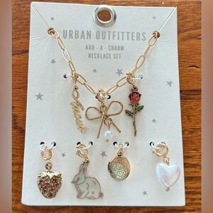 🆕 Urban Outfitters Gold Charm Necklace - Add A Charm - New With Tags